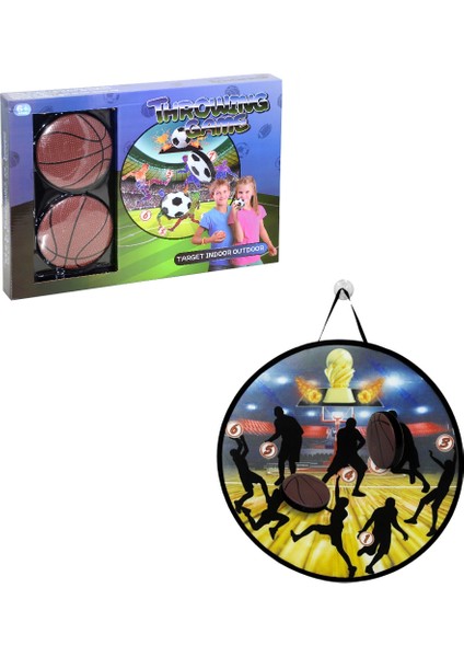 Fırlat Yapıştır Basketbol Seti