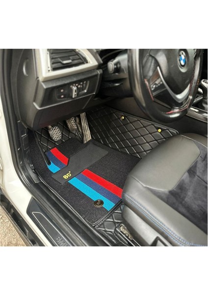 Bmw 118D 2012-2015 Arası Araca Özel 8d Çift Katmanlı Havuzlu Paspas Takımı fırsatları