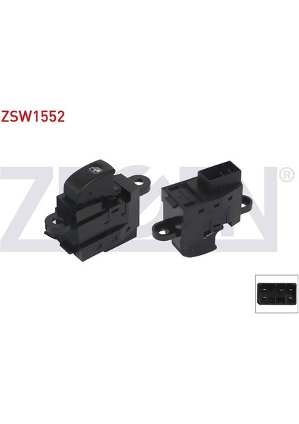 ZEGEN-ZSW1552 - Cam Anahtarı 5 Pın Hyundaı H1 Starex 2008-