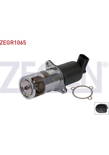 ZEGEN-ZEGR1065 - Egr Valfı 5 Pın Nıssan Interstar (X70) Dcı 90 (G9T 722) 2002-2006 / Master Iı 2.2 Dcı 90 (G9T 750, G