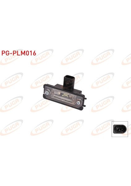 PUGA-PG-PLM016 - Plaka Lambası Ledlı Volkswagen Golf Iv / Polo 2000-