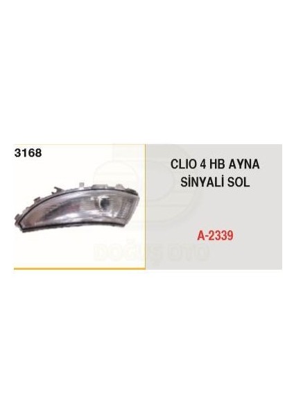 A-2339 - Dış Dikiz Aynası Yan Sınyalı Sol Clıo Iv Hb