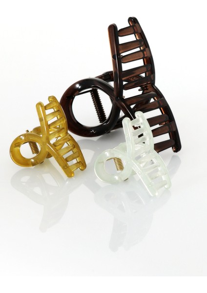 3'lü Set Kaymaz Parlak Mandal Saç Tokası fiyatları