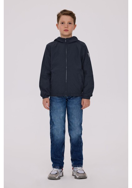 Erkek Çocuk Lacivert Yağmurluk