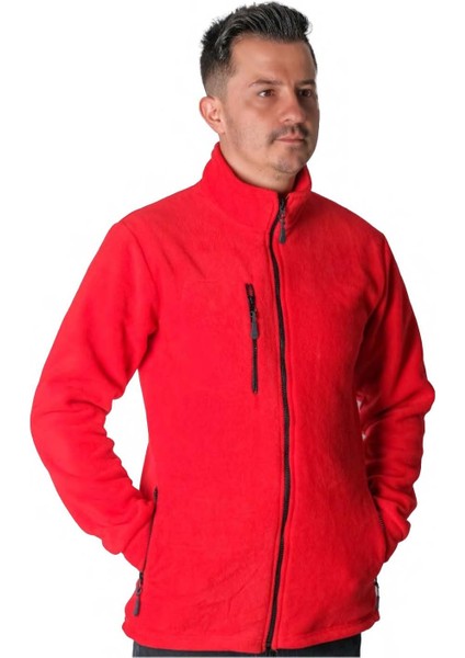 Drop Giyim 3 Cepli Tam Fermuarlı Kışlık Polar Ceket