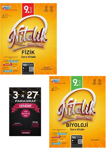 (Sınıf: 9) Fizik / Biyoloji Beceri Temelli Soru Kitabı Set
