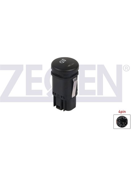 ZEGEN-ZSW1175 - Sıs Far Anahtarı 4 Pın Ford Fıesta Iv - Ka 1996-