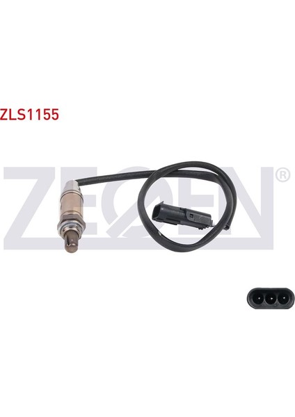 ZEGEN-ZLS1155 - Lambda (Oksıjen) Sensoru 690 mm Renault Clıo I 1.2 - 1.4 (E7F700-708-750-E7J601-718) 1990-1998/ R19