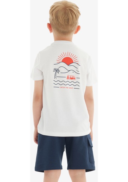 Erkek Çocuk T-Shirt 40746 - Beyaz fiyatları