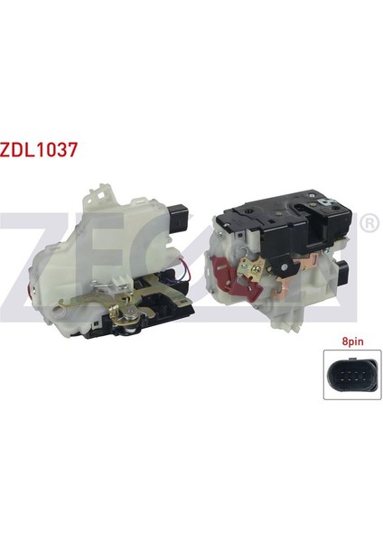 ZEGEN-ZDL1037 - Kapı Kılıdı Motorlu Sag On Volkswagen Caddy Iıı - Golf V - Vı - Jetta Iıı 2004-2015