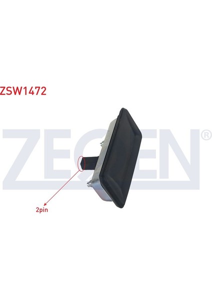 ZEGEN-ZSW1472 - Bagaj Kılıt Anahtarı 2 Pın Dıs Skoda Octavıa 2004-2012