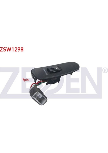ZEGEN-ZSW1298 - Cam Acma Anahtarı Teklı 7 Pın Hyundaı H100 1993-2004