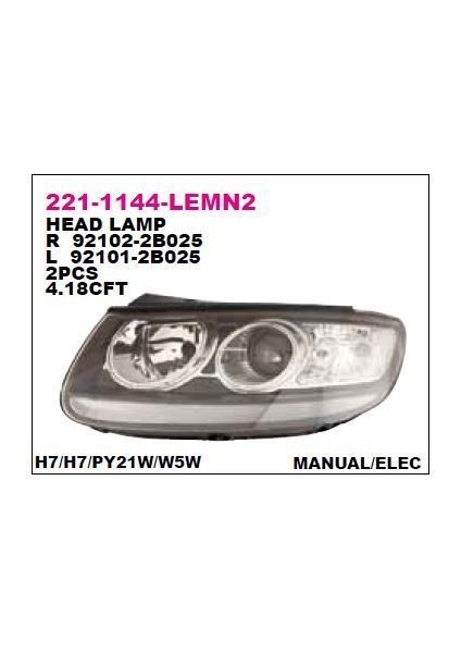DEPO-221-1144L-LEMN2 - On Far Sol Hyundaı Santa Fe 09-