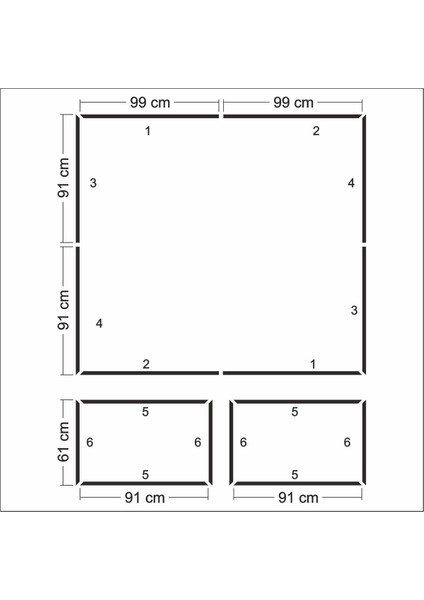 Dekoratif Boyanabilir Montaja Hazır Duvar Çıtası,önceden Kesilmiş Astarlı Kendin Yap Kit (P48) modelleri