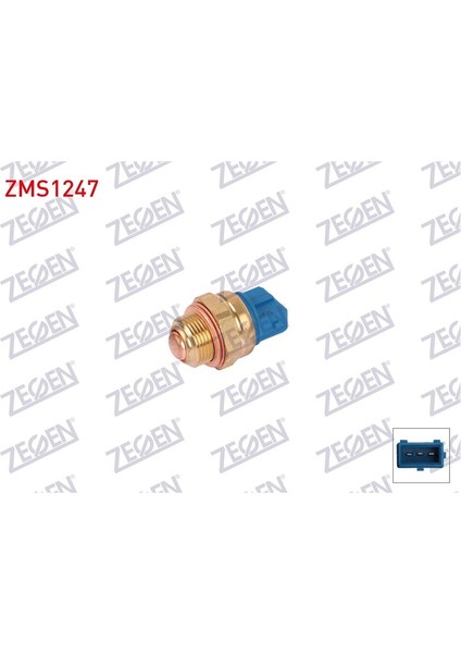 ZEGEN-ZMS1247 - Fan Musuru (97-87 C / 100-95 C) Peugeot 106 Iı 1996-2001 / Partner 1996-2002 / Saxo 1996-2004