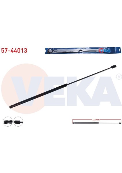 VEKA-57-44013 - Motor Kaput Amortısoru Volkswagen Passat (3b3) 2000-2005 / Audı A6 (4b, C5) 1997-2004