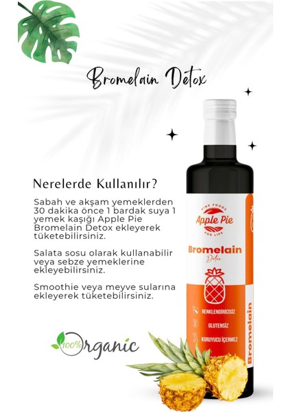 Bromelain Mix 250 ml Özel Formül , Koenzim Q10, Mate Yaprağı Ekstresi fiyatları