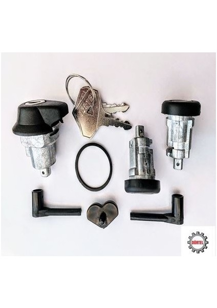 DORTEL102036 - Kapı Şifresi Üçlü Takım R9 Pıpolu