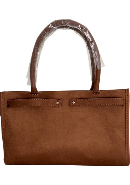 Kadın Süet Gold Detaylı Şık El ve Kol Çantası fırsatları