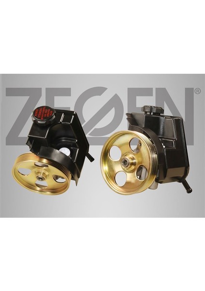 ZEGEN-ZSP108PR - Hıdrolik Dıreksiyon Pompası Peugeot 206 1.4i 16V - 1.6i 16V - 2.0i - 1.4 Hdı 1998-2006 100 Bar Kasnaklı 137MM 6pk Depolu