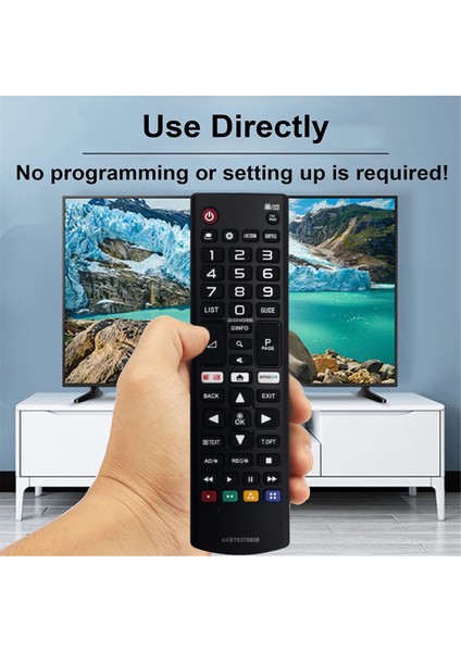 AKB75375608 Uzaktan Kumandayı Lg 32LK61 32LK62 43UK65 43UK69 49UK63 50UK65 50UK67 50UK69 55SK80 55UK64 Serisi LED LCD Için Değiştirin (Yurt Dışından) modelleri