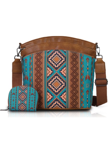 Bohem Kadın Omuz Çantası Çapraz Askılı Çanta (Yurt Dışından)