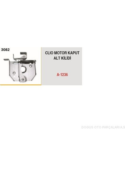 A-1236 - Motor Kaput Alt Kılıdı Clıo