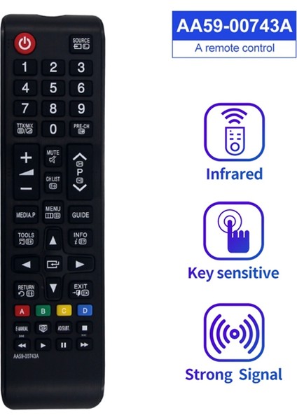 AA59-00743A Samsung Tv UE50F6100 UE55F6100 UE46F6100 UE40F6100 UE60F6100 UE32F6100 Için Uzaktan Kumanda (Yurt Dışından) modelleri