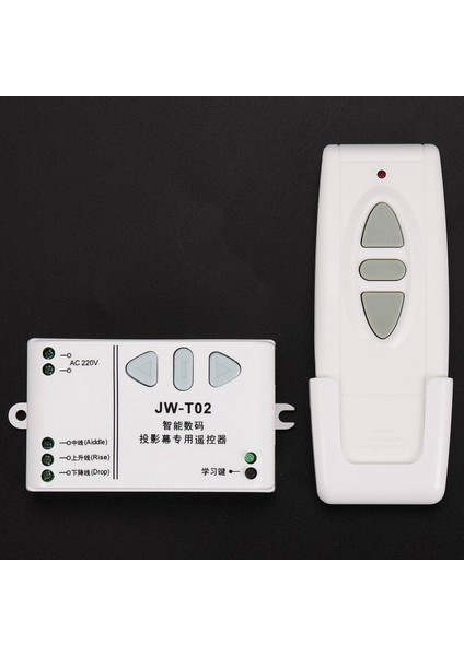 JW-T02 Kablosuz Uzaktan Kumanda + 315 Mhz Elektrikli Projektör Ekranları Için Ön Denetleyici Elektrikli Perdeler/kule Garaj Kapısı (Yurt Dışından)