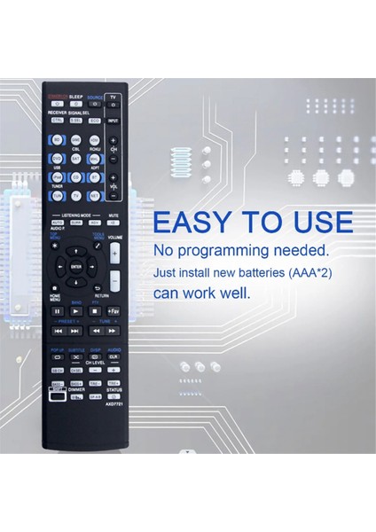 Pioneer Av Alıcısı VSX-830 VSX-830-K VSX-1024 VSX-1029 Vsx-45 Vsx-44 VSX-454 VSX-824 Için AXD7721 Uzaktan Kumandayı Değiştirin (Yurt Dışından) indirimleri