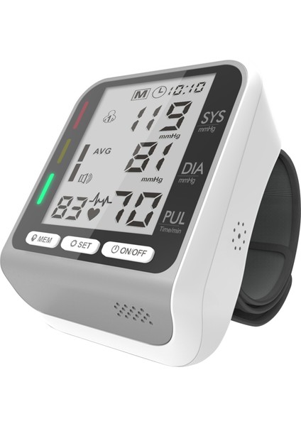 Bilek Tansiyon Aleti Otomatik Büyük LCD 2 Kullanıcı 99 Hafıza Taşınabilir (Yurt Dışından)