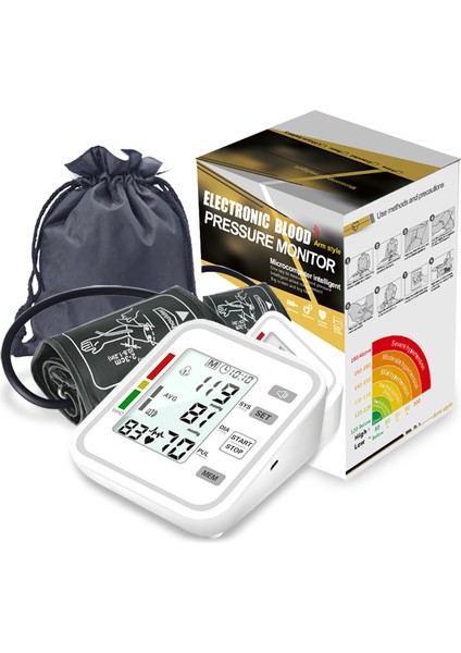 Otomatik Üst Kol Dijital Akıllı Tansiyon Ölçer Geniş LCD Ekranlı (Yurt Dışından) modelleri