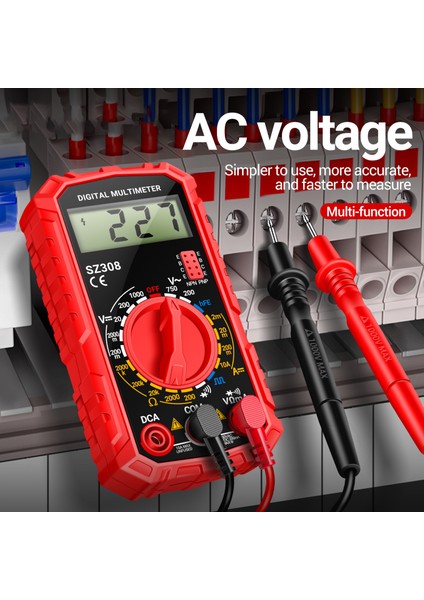 SZ308 Dijital Multimetre Ac/dc Voltaj ve Direnç Ölçer (Yurt Dışından) modelleri
