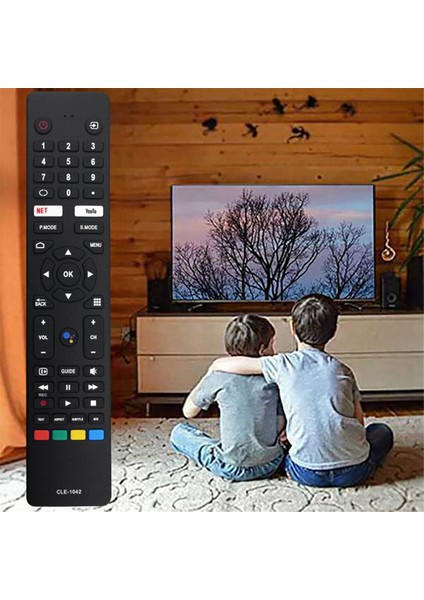 Hitachi 50QLEDSM20 55QLEDSM20 58QLEDSM20 65QLEDSM20 75QLEDSM20 Için CLE-1042 Tv Uzaktan Kumandasını Değiştirin (Yurt Dışından)