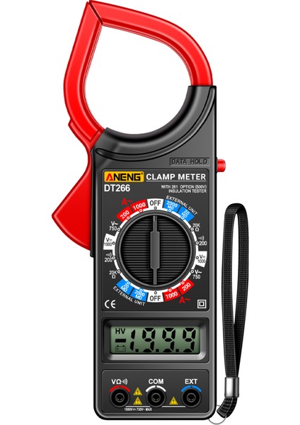 Aneng DT266 Dijital Pens Metre Gerçek Rms Ac/dc Voltaj Akım Ölçer (Yurt Dışından)