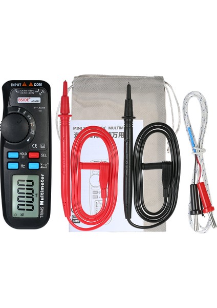 Bsıde ADM92 6000 Sayım Trms Otomatik Aralık Dijital Multimetre Arka Işıklı LCD (Yurt Dışından)