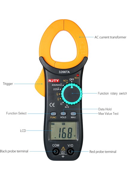 Otomatik Aralıklı Dijital Pens Multimetre Ncv LCD Ekran (Yurt Dışından) modelleri