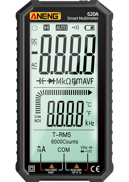4.7" LCD Gerçek Rms Otomatik Aralık Ncv Dijital Multimetre - , Otomotiv, Hvac (Yurt Dışından)