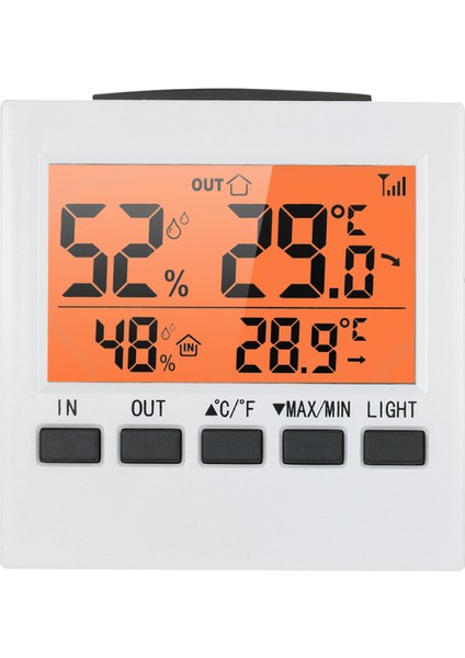 Kablosuz Iç/dış Mekan Sıcaklık Nem Ölçer Maks/min Göstergeli (Yurt Dışından) fiyatları