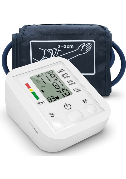 Hassas Üst Kol Tansiyon Aleti LCD Ekran (Yurt Dışından)