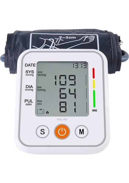 Üst Kol Otomatik Dijital LCD Tansiyon Aleti (Yurt Dışından)