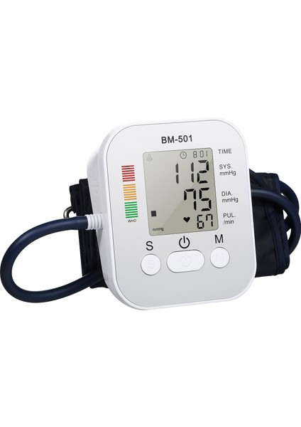 Tam Otomatik Üst Kol Manşonlu LCD Ekranlı Tansiyon Aleti (Yurt Dışından)