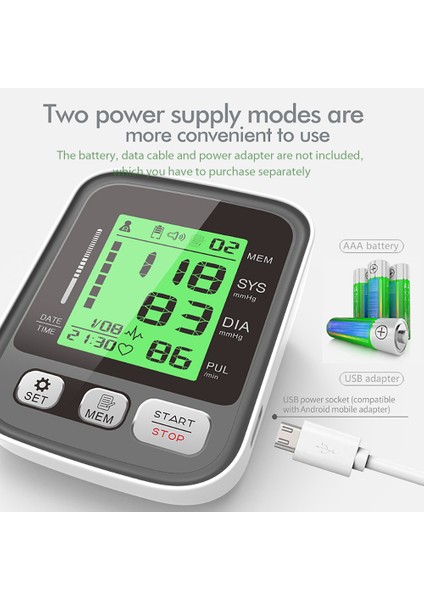 JZ-256A LCD Ekranlı Üst Kol Tansiyon Aleti Kalp Ritim Izleme (Yurt Dışından) modelleri