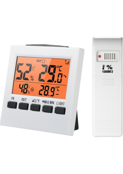 Kablosuz Iç/dış Mekan Sıcaklık Nem Ölçer Maks/min Göstergeli (Yurt Dışından) modelleri