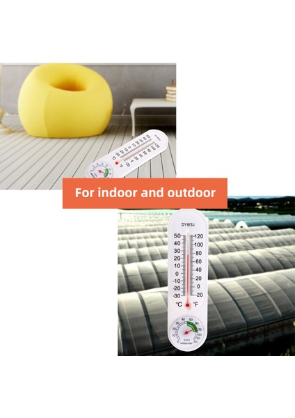 Duvara Monte Iç Mekan Nem ve Sıcaklık Ölçer - Ev & Sera (Yurt Dışından) fiyatları