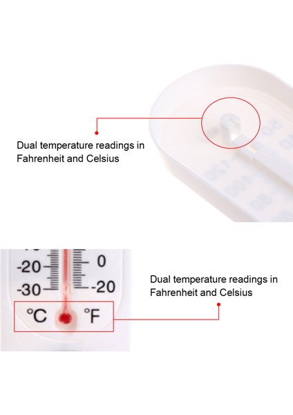 Duvara Monte Iç Mekan Nem ve Sıcaklık Ölçer - Ev & Sera (Yurt Dışından) indirimleri