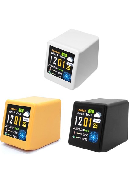 Masaüstü Dijital Hava Istasyonu Wifi Saati ve 1.54 Inç IPS Ekran (Yurt Dışından) fırsatları