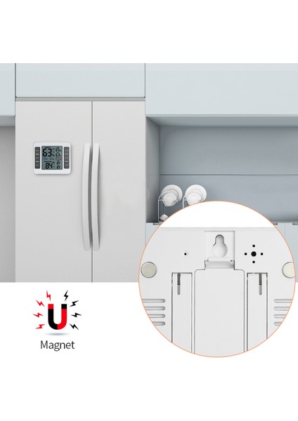 Dijital Iç Mekan Termo-Higrometre LCD Ekranlı Maks/min (Yurt Dışından) fiyatları