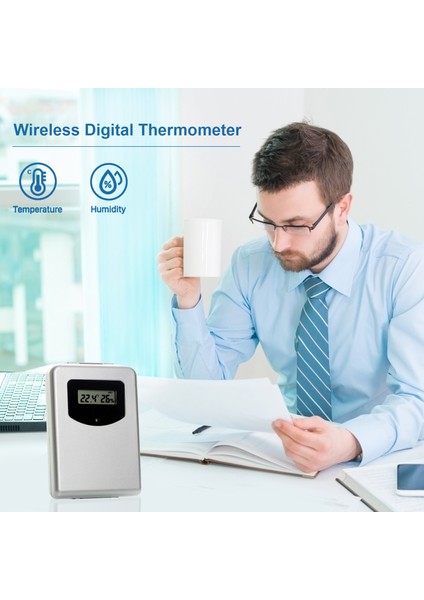 Kablosuz Iç/dış Sıcaklık Nem Ölçer Gerçek Zamanlı Izleme (Yurt Dışından) fiyatları
