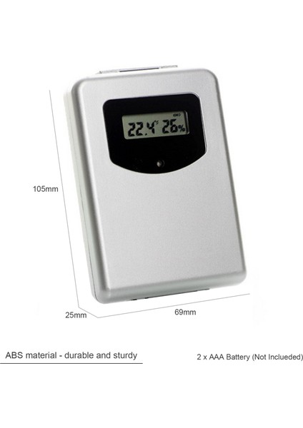 Kablosuz Iç/dış Sıcaklık Nem Ölçer Gerçek Zamanlı Izleme (Yurt Dışından) indirimleri